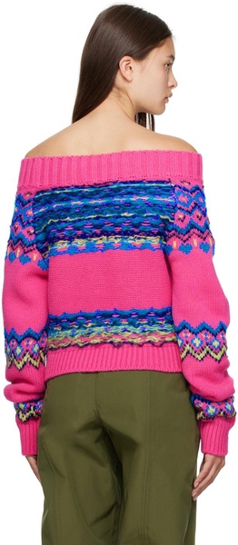 Pink Tako Nordic Sweater