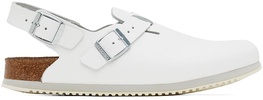 White Narrow Tokio Super Grip Loafers