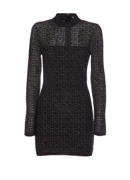 BALMAIN Glamour Night 3D Mini Dress