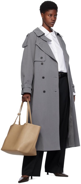 Gray Avio Trench Coat