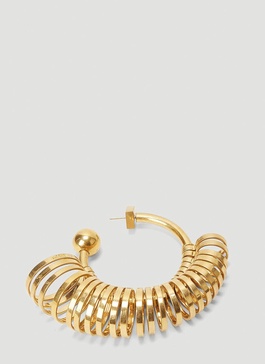 Jacquemus Les Creoles Baguier Multi Ring Hoop Earrings