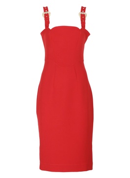 Versace Jeans Couture Bodycon Sleeveless Midi Dress