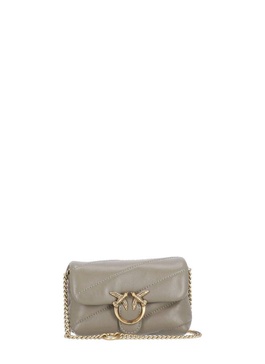 Pinko Love Puff Logo Plaque Mini Crossbody Bag