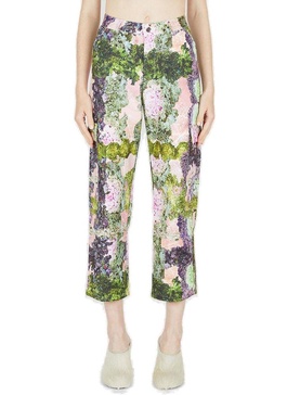 Collina Strada Graphic-Printed Mid-Rise Pants