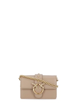 Pinko Love Chain-Linked Mini Crossbody Bag