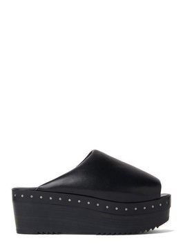 Rick Owens Sabot Open-Toe Platform Mules