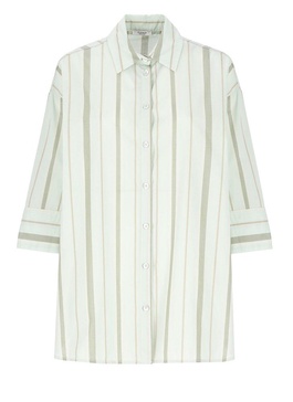 Peserico Striped Button-Up Shirt