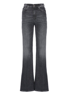 Dondup Amber Mid-Rise Wide-Leg Distressed Jeans