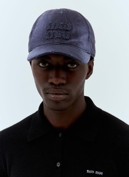 Miu Miu Logo-Detailed Baseball Cap