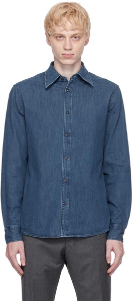 Blue Amadeeos Denim Shirt