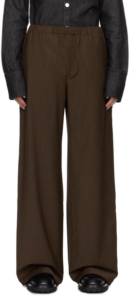 Brown Boxer Trousers