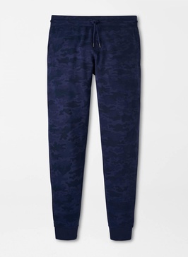 lava wash printed jogger in navy