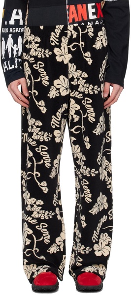 Black Jacquard Sweatpants