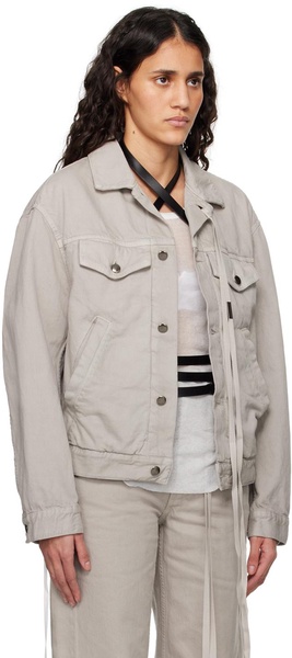 Beige Marthe Denim Jacket