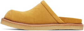 Yellow Curve Sabot 02 Mules