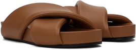 Tan Padded Sandals