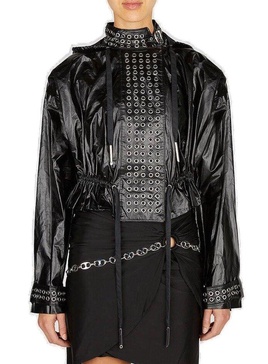 Paco Rabanne Eyelet Biker Jacket