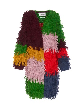 Multicolor Oversized Loop Stitch Knit