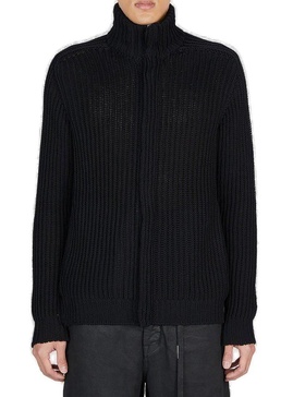 Ann Demeulemeester Frans Zipped Knitted Cardigan