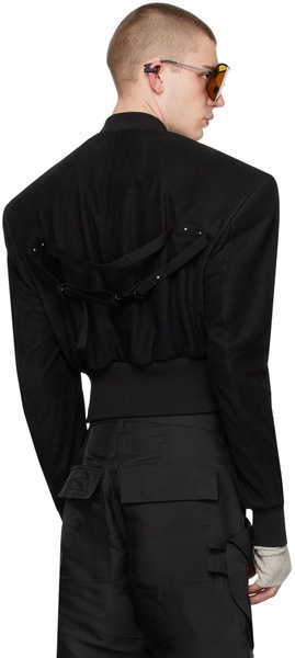 Black Edfu Leather Jacket