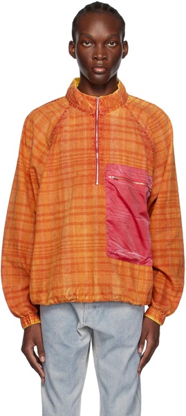 Orange Zip-Up Jacket