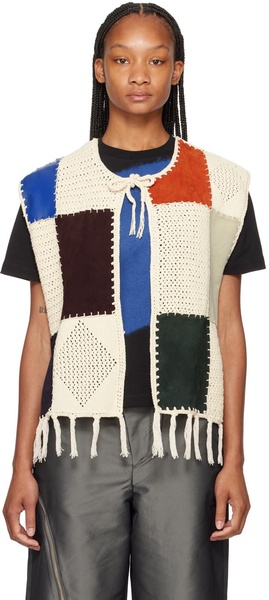 Multicolor Patchwork Vest