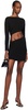 Black Asymmetric Minidress