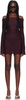 Burgundy Sava Minidress