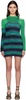 Green Paneled Minidress