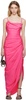 Pink Le Raphia 'La Robe Saudade' Maxi Dress