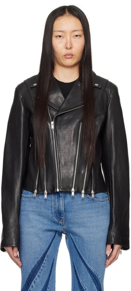 Black Biker Leather Jacket