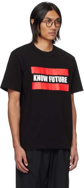 Black 'Know Future' T-Shirt