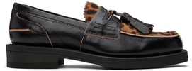 Black & Brown Tassel Loafer