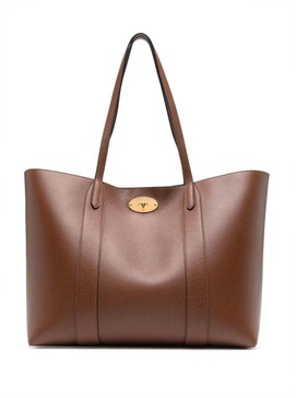 Brown 'Bayswater' Hand Bag With Flap Detail In Leather Woman