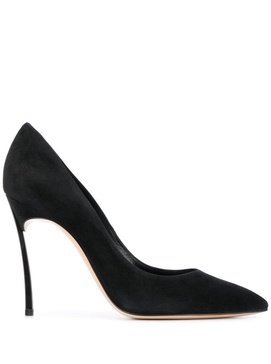 Blade Black Suede Pumps Casadei Woman