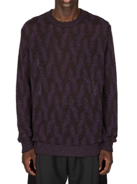 Dries Van Noten Jacquard Loose Fit Jumper