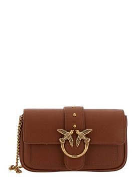 Pinko Love One Pocket Chain Linked Crossbody Bag