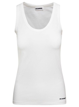 Jil Sander+ Logo-Printed Sleeveless Tank Top