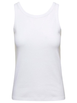 'Frankie' White Tank Top in Cotton Woman