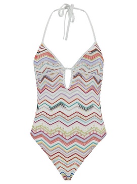 Missoni Zigzag Crochet One-Piece Swimsuit