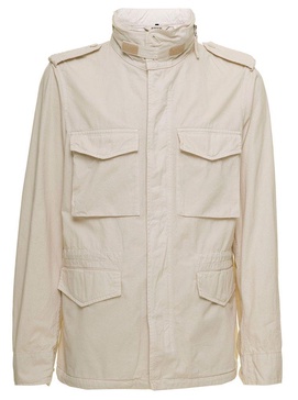 Aspesi Stand-Up Collared Flap-Pocketed Military Jacket