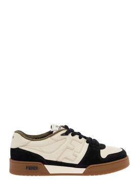 Fendi Man's Low Top Black Suede Sneakers