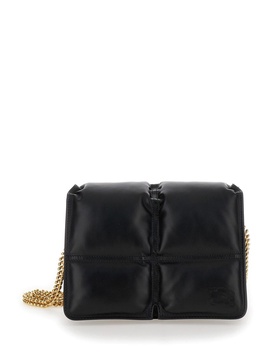 Burberry Snip Quilted Chain-Link Crossbody Bag