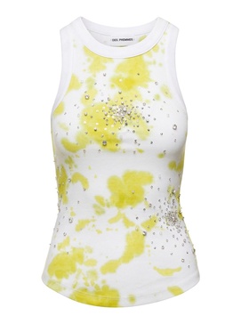 White Tie Die Tank Top Woman