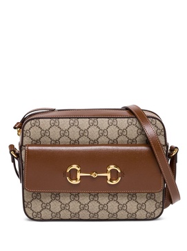 Horsebit 1955 Crossbody Bag in GG Leather Woman Gucci