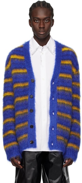 Blue Iconic Stripes Cardigan