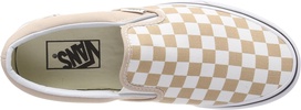 Vans Unisex Adults' Classic Slip on Trainers, Beige ((Checkerboard) Frappe/True White Qco), 4.5 UK 37 EU