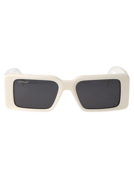 Off-White Rectangular Frame Sunglasses