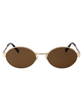 Saint Laurent Eyewear Oval Frame Sunglasses