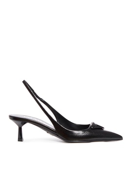 Prada Women Slingback Pumps In Blown Leather